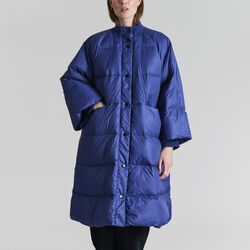Feather down Coat with Buttons, twilight blue, BITTE KAI RAND