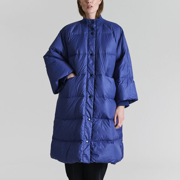 Feather down Coat with Buttons, twilight blue, BITTE KAI RAND
