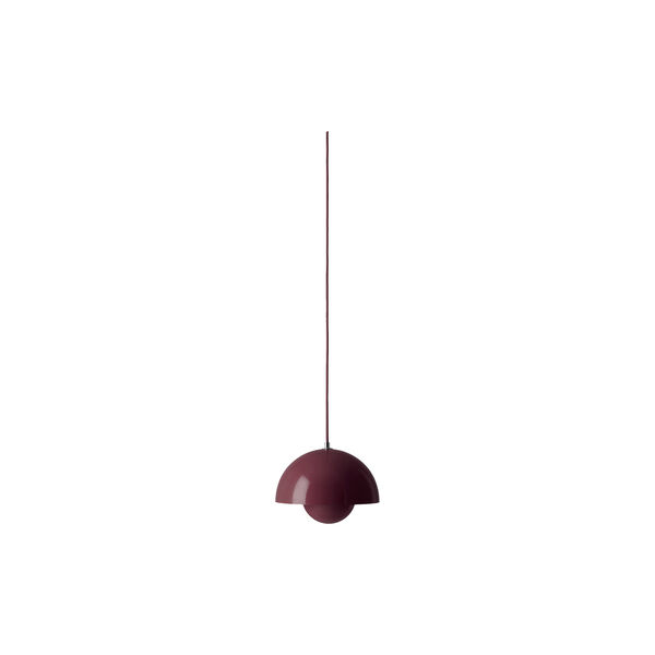 Flowerpot VP1 Pendant, dark plum, &Tradition