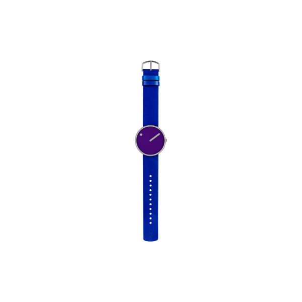 PICTO Wrist Watch, prince purple/steel/blue, PICTO