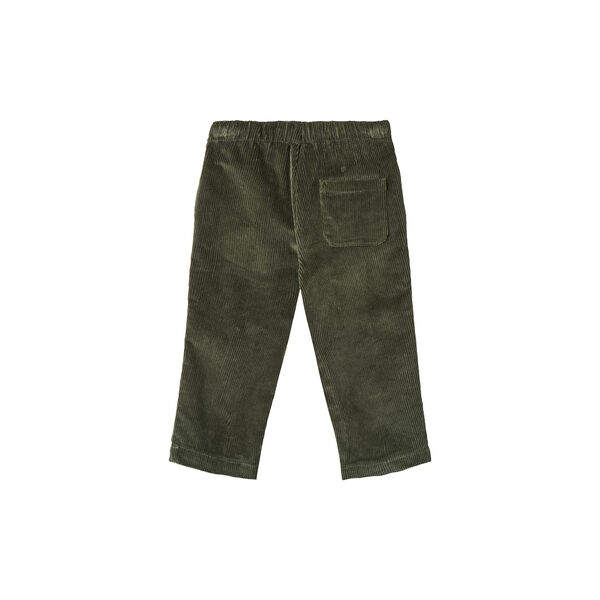 Cordhose mit verstellbarem Bund, dark green, Copenhagen Colors Organics