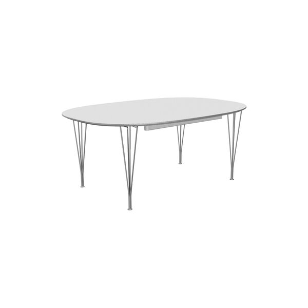 FH B619 Superellipse&trade; Dining Table, white, Fritz Hansen
