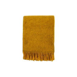 Gotland wool blanket, yellow, Klippan Yllefabrik