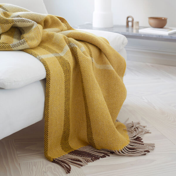 Filos Plaid, gelb, Røros Tweed