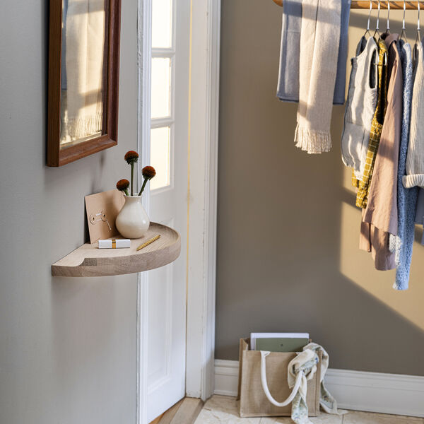 Arcus Konsolenregal, weißgeöltes eichenholz, Aakjaer Furniture