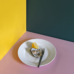 Elements Wei&szlig; Teller, 26 cm, Royal Copenhagen