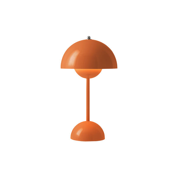 Flowerpot VP9 Portable Table Lamp, zesty orange, &Tradition