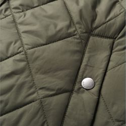 Quilted Short Vest, army, Ilse Jacobsen Hornb&aelig;k