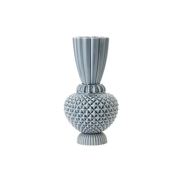 Samusrium Jumbobell Vase, blau/grau, Dottir Nordic Design