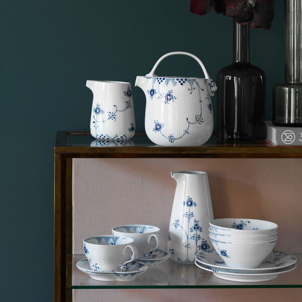 Elements Blau Tasse und Untertasse, 26 cl Elements Blau Tasse und Untertasse, 26 cl, Royal Copenhagen