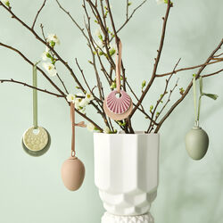 S&uuml;&szlig;e Geschichten Ornamente 2 Stk, rosa, Dottir Nordic Design