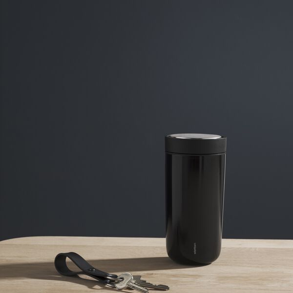 To Go Click Thermobecher, black, Stelton