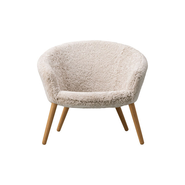 Ditzel Lounge Chair, Moonlight/oiled oak, Fredericia Furniture