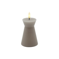 Sille Cone LED light, warm gray, Sirius Home