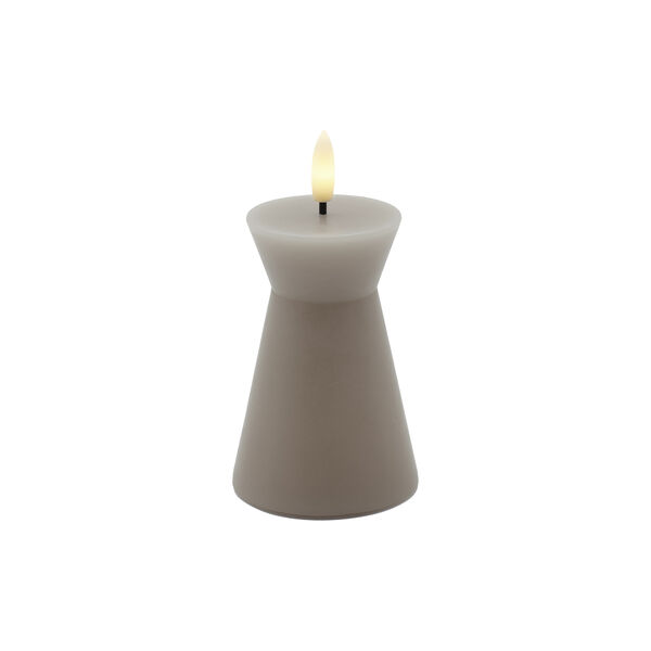 Sille Cone LED light, warm gray, Sirius Home