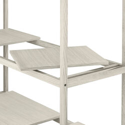 SUKOYA Wooden Shelf Small, white lacquered, Blomus