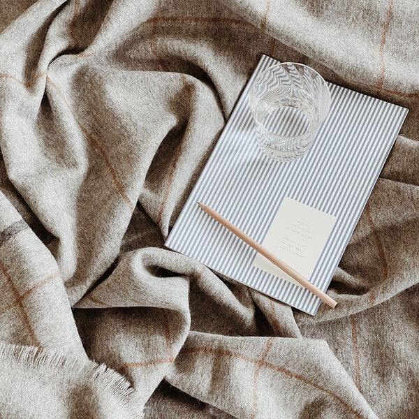 Square Throw, light green, ELVANG