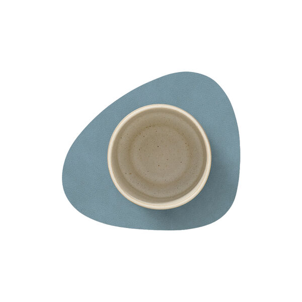 Nupo glass mat Curve, light blue, LIND DNA