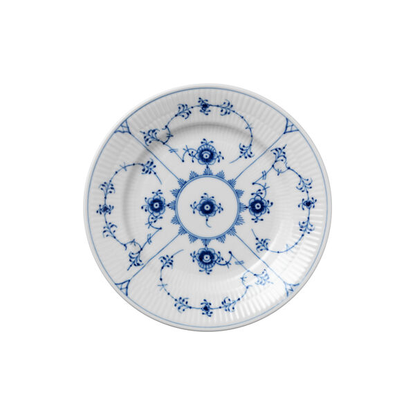 Musselmalet Gerippt Teller, Royal Copenhagen