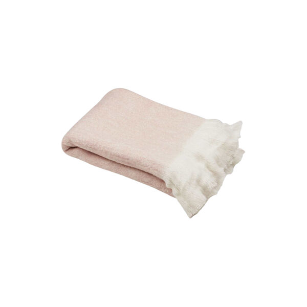 Plaid, lyserød, NATURES Collection