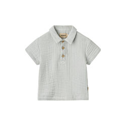 Shirt S/S Svend, hellblau, Wheat