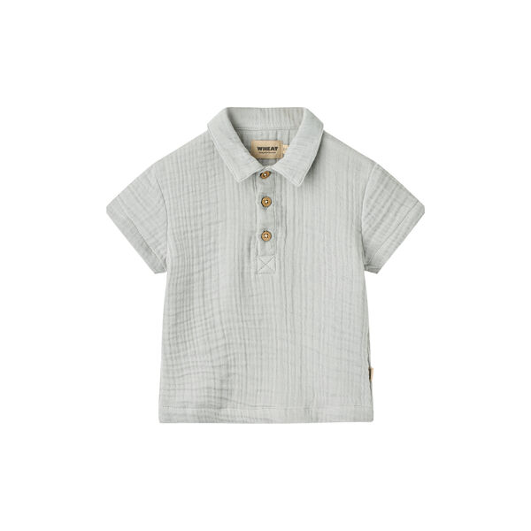 Shirt S/S Svend, hellblau, Wheat