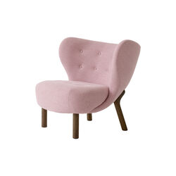 Little Petra VB1 Lounge Chair & Pouf ATD1, Eriture 0640/oiled walnut, &Tradition