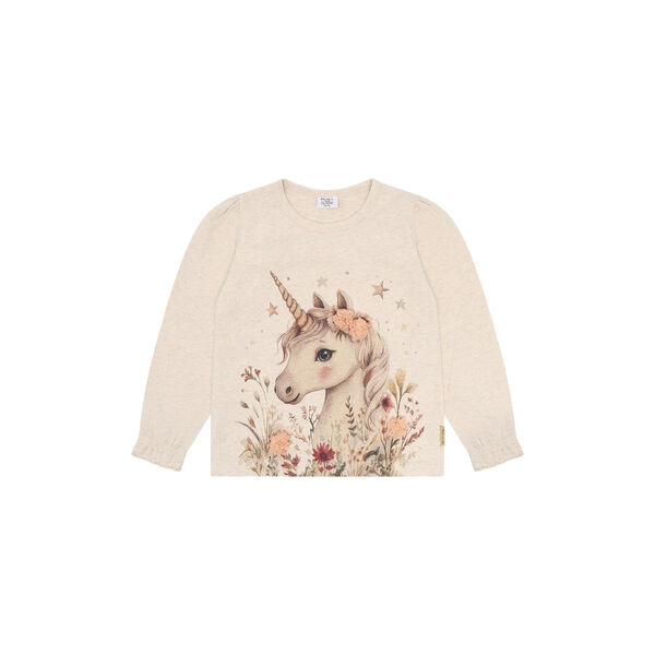 Hcalma Unicorn with Print, wheat melange, Hust & Claire