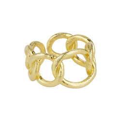 Cilie ring, gold plated, Pure by Nat