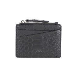 Frey Zip Card Holder, Snake, schwarz, Markberg
