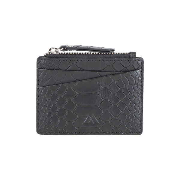 Frey Zip Card Holder, Snake, schwarz, Markberg