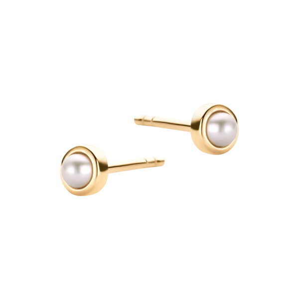 PEARL EARRING, gold plated, Spirit Icons