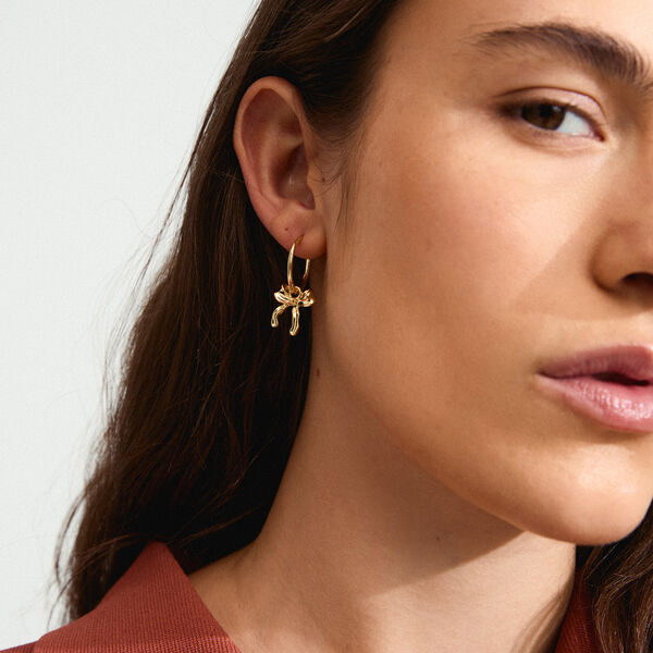 CASSIAN Earrings, gold plated, Pilgrim