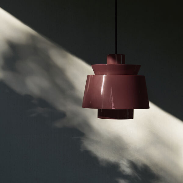 Utzon JU1 P Pendant, dark burgundy, &Tradition