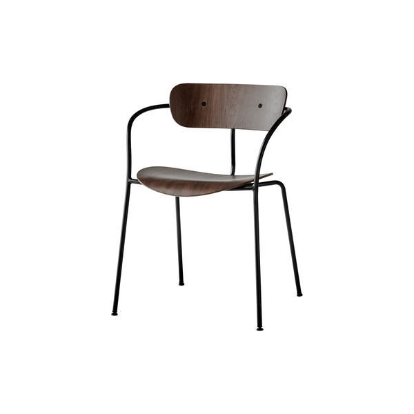 Pavilion AV2 Chair, walnut/black Pavilion AV2 Chair, walnut/black, &Tradition