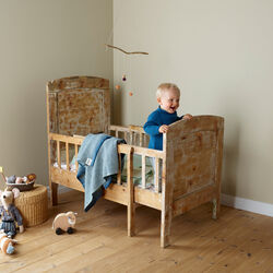 Una Kinderplaid, blau, Røros Tweed