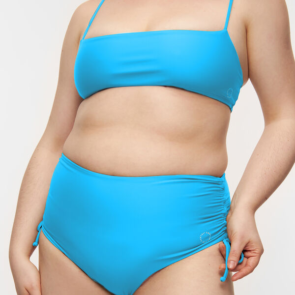 Wanita verstellbare High-Waist-Bikinihose, sea, Cartel Copenhagen