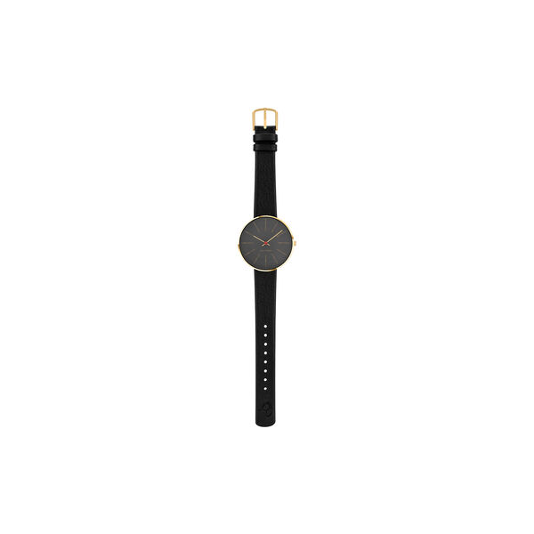 Bankers Wrist Watch, grey/gold/black Bankers Wrist Watch, grey/gold/black, Arne Jacobsen Watches
