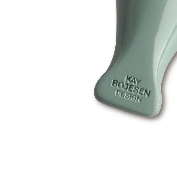 Vogel-Schl&uuml;sselanh&auml;nger mit Naturleder, gr&uuml;n, Kay Bojesen Denmark