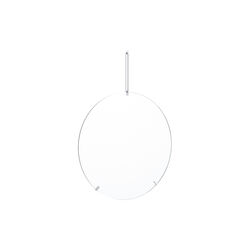 Wandspiegel, chrom, MOEBE