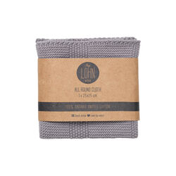 Knitted Cloth, spanish grey, By LOHN
