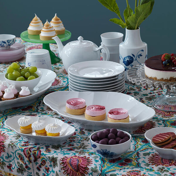 Elements Wei&szlig; Platte, 19 cm, Royal Copenhagen