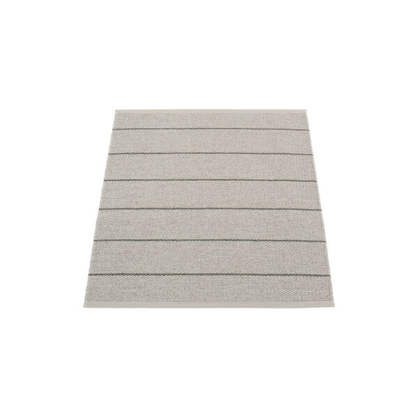 Carl Plastic Rug, warm grey/fossil grey, Pappelina