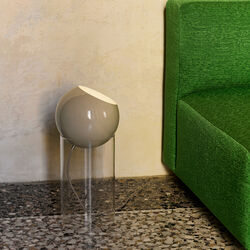 Topan VP14 Floor Lamp, grey beige, &Tradition