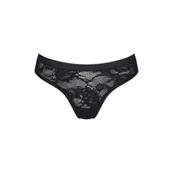 Smart Deco String mit hohem Beinausschnitt Ex, black, Triumph