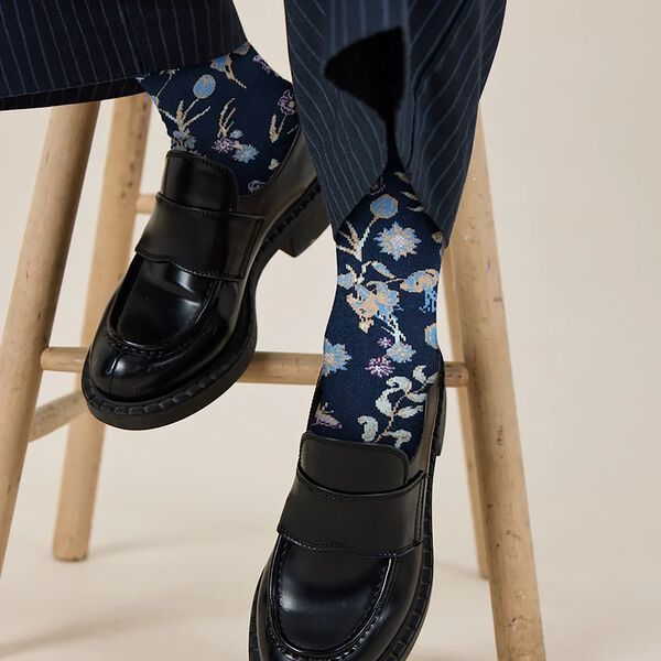 LIVING GARDEN Socks, dark blue, Bella Ballou