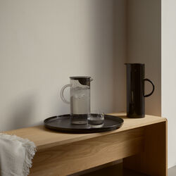 EM serving tray &Oslash; 40, black, Stelton