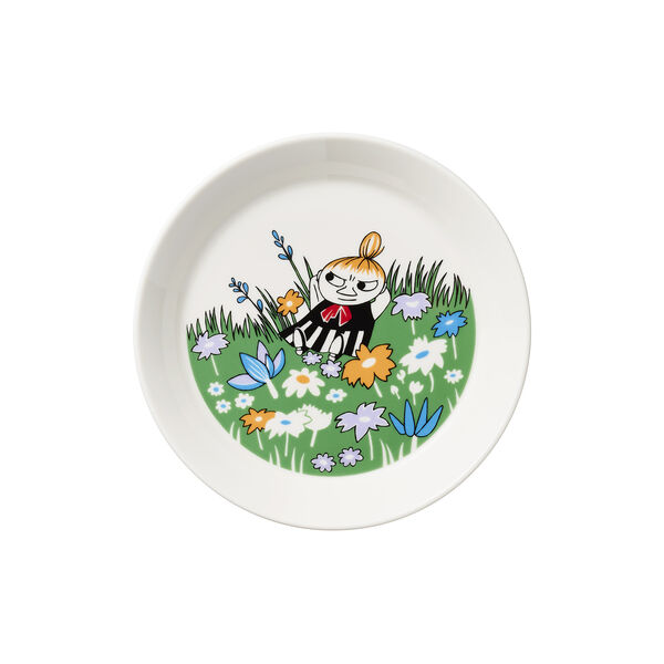 Moomin Plate &Oslash; 19 cm Little My and Meadow, Moomin Arabia