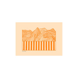 Papercut 04, orange, Peléton