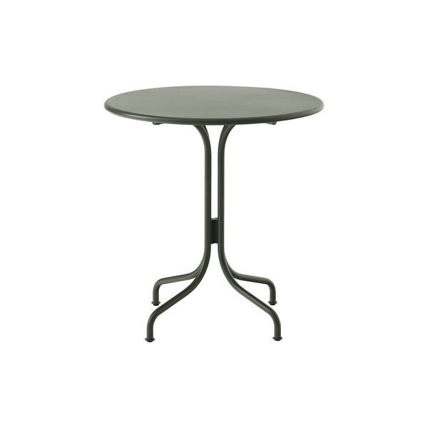 Thorvald SC96 Outdoor Caf&eacute; Table Round, bronze green, &Tradition